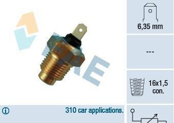 Датчик, температура охлаждающей жидкости - FAE 31140