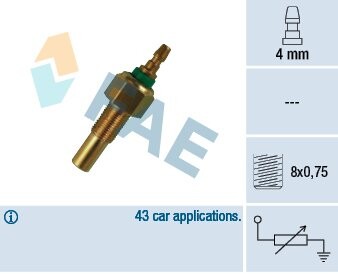 Датчик темпер. охолодж.рідини - (856918510A, E92Z10884C, 37750PC1004) FAE 32170