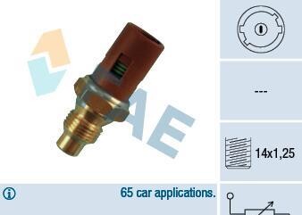 Датчик, температура охлаждающей жидкости - FAE 32240