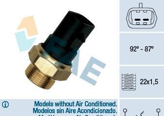 Термовыключатель, вентилятор радиатора - (5992746, 82465533, 82436410) FAE 37220