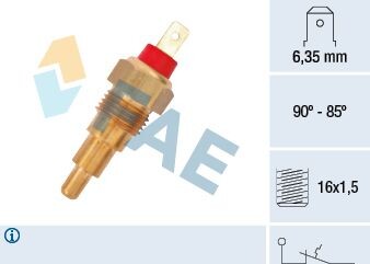 Термовыключатель, вентилятор радиатора - FAE 37620