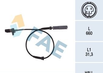 Датчик швидкості обертання колеса - FAE 78044