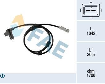 Czujnik abs xsara - (1688856, 1785750, AC1V2B372BA) FAE 78347