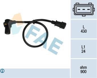 Датчик импульсов, Датчик частоты вращения, управление двигателем - FAE 79054