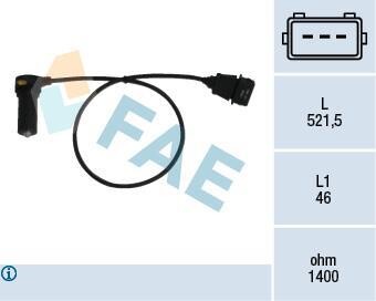 Датчик импульсов, Датчик импульсов, маховик - (038907319) FAE 79066