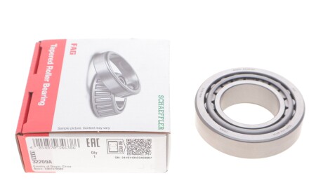 Фото 2 - Підшипник маточини FAG 32209A