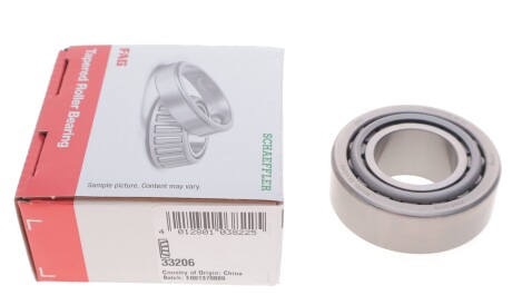 Фото 2 - Підшипник маточини FAG 33206