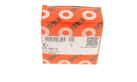 Фото 5 - Підшипник маточини FAG 713 1593 10 (713159310)