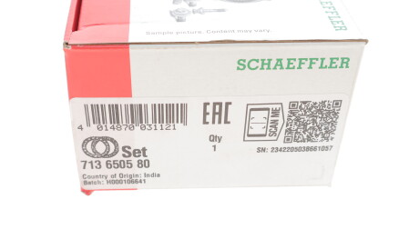 Фото 3 - Підшипник маточини FAG 713 6505 80 (713650580)