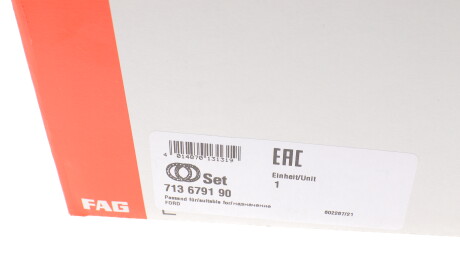 Фото 6 - Підшипник маточини FAG 713 6791 90 (713679190)
