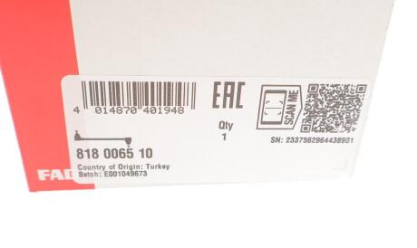 Фото 3 - Стійка стабілізатора FAG 818 0065 10 (818006510)