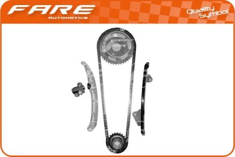 Ланцюг ГРМ к-т Toyota Auris 12-18/Corolla 13-19/Yaris 05-14 - (1350633020, 1354033020, 1355933010) Fare 13855