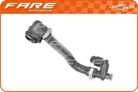 Шланг, теплообмінник (система опалення) - ((51958896, 51817693, 51898739)) Fare 14336