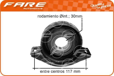 Пiдшипник пiдвiсний - Fare 1698