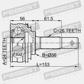 Фото 2 - ШРКШ FEBEST 0110009