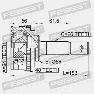 Фото 2 - ШРКШ FEBEST 0110009A48