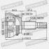 Шрус наружный 27x61.2x30 - (4347080270, 4342048140, 4347039376) FEBEST 0110GSU45A48 (фото 2)