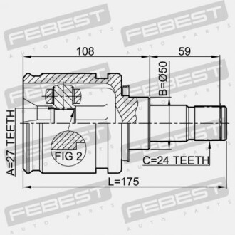 Фото 2 - ШРКШ FEBEST 0111-ACV30LH (0111ACV30LH)