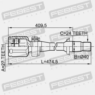 Фото 2 - ШРКШ FEBEST 0111-ACV30RH