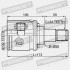 Шрус внутренний левый 32x50x24 toyota avensis at22#azt220cdt220ct220st220zzt22# 1997-2003 - (4304005070) FEBEST 0111-CDT220LH (фото 2)