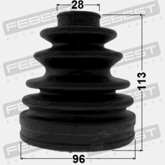 Фото 2 - Пыльник ШРУС FEBEST 0115-KLH18 (0115KLH18)