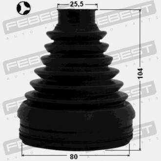 Фото 2 - Пильовик ШРКШ FEBEST 0115ZVW30T