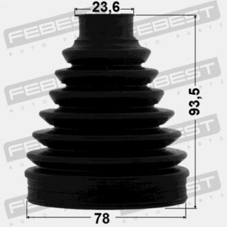 Фото 2 - Пильовик ШРКШ FEBEST 0117-NCP90 (0117NCP90)