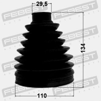 Фото 2 - Пильовик ШРКШ FEBEST 0117P-UCK50 (0117PUCK50)