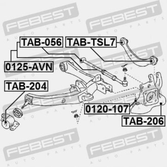 Фото 2 - Шаровая опора FEBEST 0120107