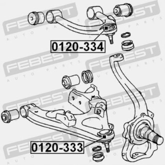 Фото 2 - Шарова опора FEBEST 0120-333 (0120333)