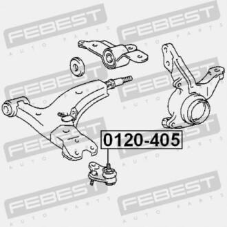 Фото 2 - Шарова опора FEBEST 0120-405 (0120405)