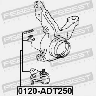 Фото 2 - Шарова опора FEBEST 0120-ADT250 (0120ADT250)