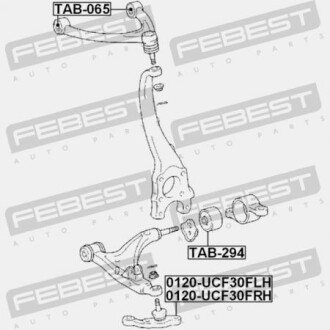 Фото 2 - Шарова опора FEBEST 0120UCF30FLH