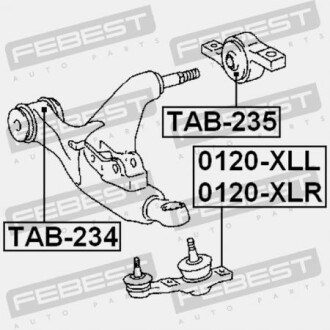 Фото 2 - Шарова опора FEBEST 0120-XLL (0120XLL)
