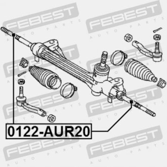 Фото 2 - Рульова тяга FEBEST 0122-AUR20 (0122AUR20)