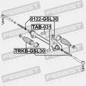 Фото 2 - Рулевая тяга FEBEST 0122GSL30