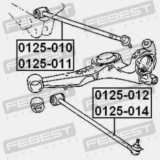 Фото 2 - Рычаг FEBEST 0125-011 (0125011)
