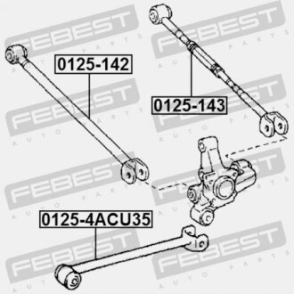 Фото 2 - Рычаг FEBEST 0125-143 (0125143)