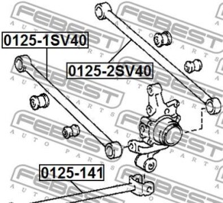 Фото 2 - Рычаг FEBEST 0125-1SV40