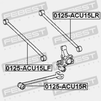 Фото 2 - Ричаг FEBEST 0125-ACU15LR (0125ACU15LR)