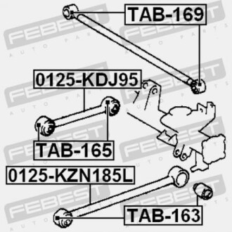 Фото 2 - Рычаг FEBEST 0125-KDJ95 (0125KDJ95)