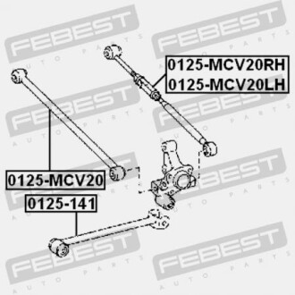 Фото 2 - Рычаг FEBEST 0125-MCV20 (0125MCV20)