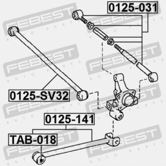 Фото 2 - Рычаг FEBEST 0125SV32