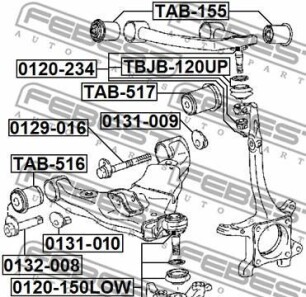 Фото 2 - Автозапчастина FEBEST 0131-009 (0131009)