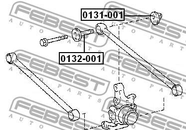 Фото 2 - Автозапчасть FEBEST 0132-001 (0132001)