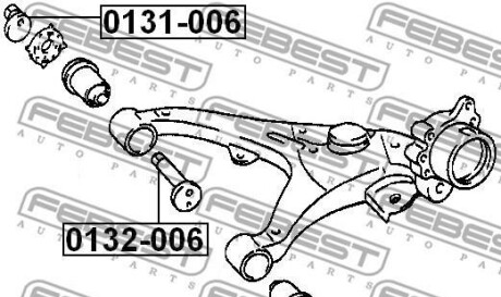 Фото 2 - Автозапчасть FEBEST 0132-006