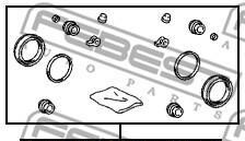 Фото 2 - Ремкомплект суппорта FEBEST 0175GGL10R