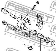 Фото 2 - Ремкомплект суппорта FEBEST 0176-ACA20R (0176ACA20R)