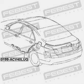 Фото 2 - Автозапчастина FEBEST 0199ACV40LUG