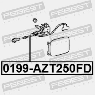 Фото 2 - Елемент кузова FEBEST 0199AZT250FD